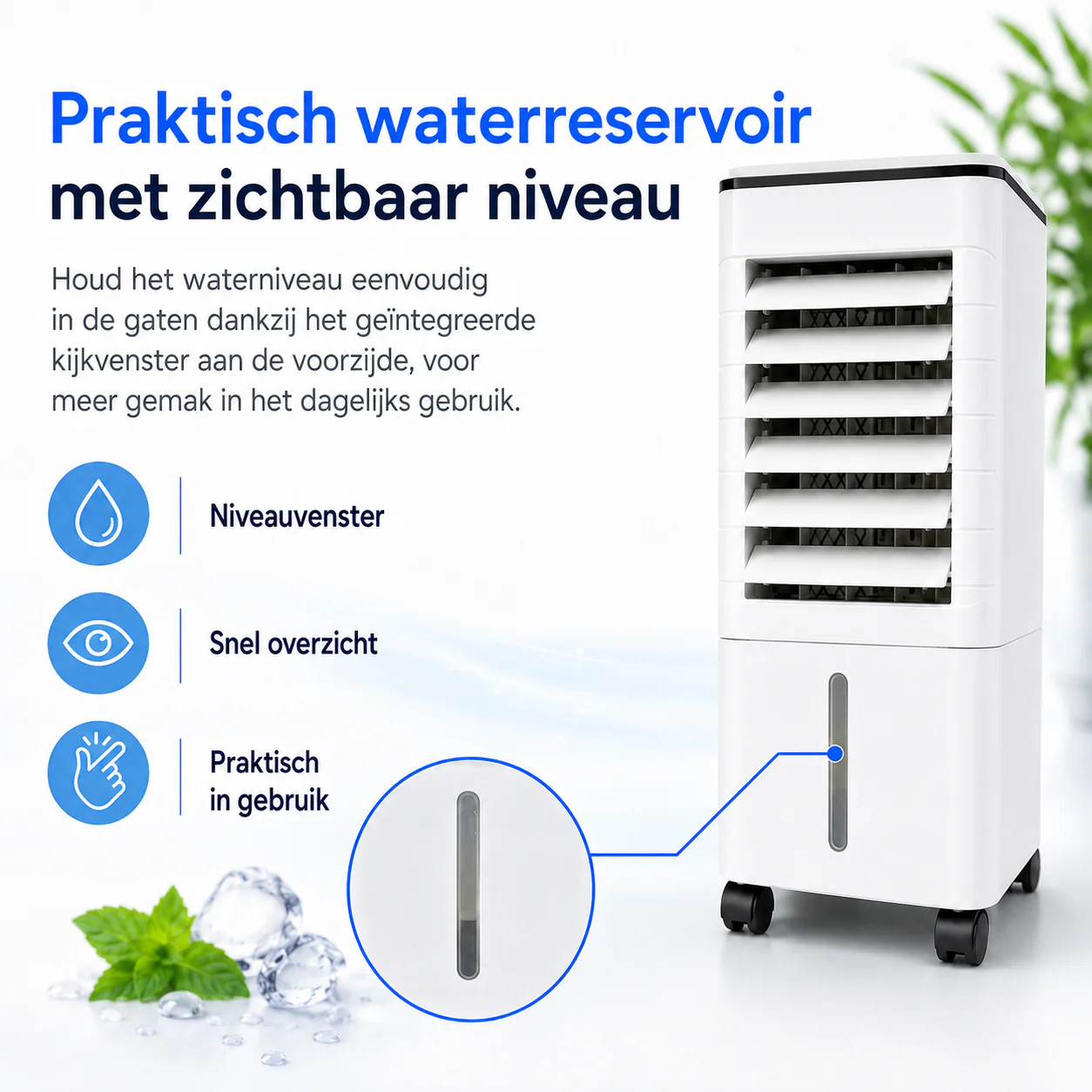 Airli - Draagbare Luchtkoeler met Watertank
