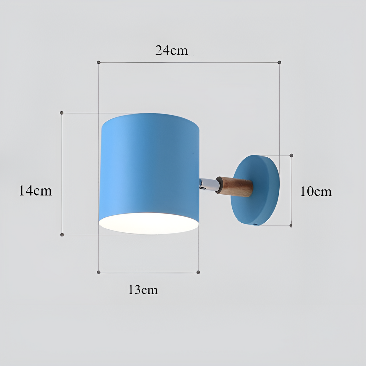 Doro - Verstelbare Wandlamp Hout Scandinavisch