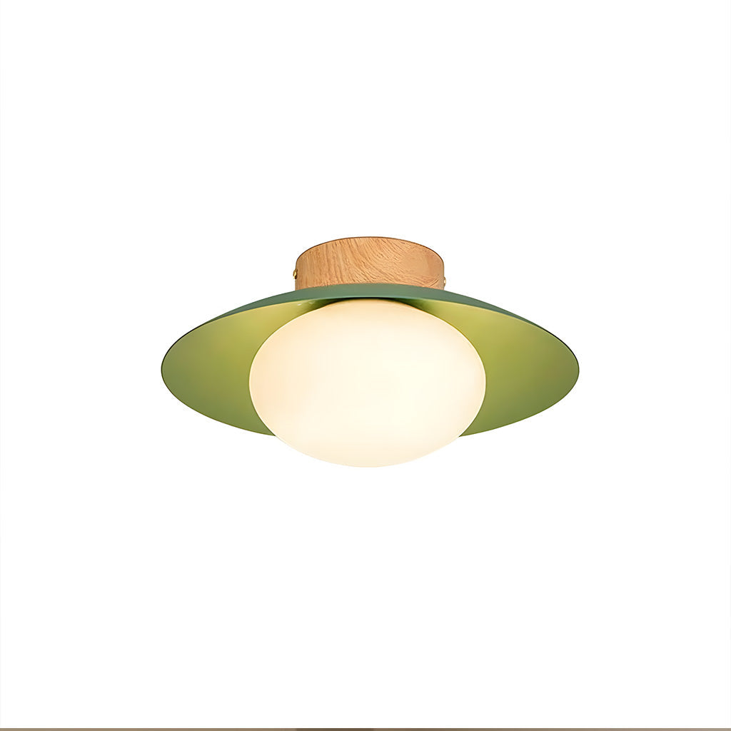 Elna - Ronde LED Plafondlamp met Glazen Bol