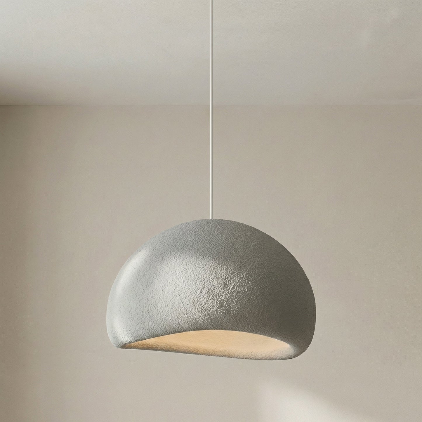 Suna - Ronde Hanglamp Japandi Wabi Sabi Stijl