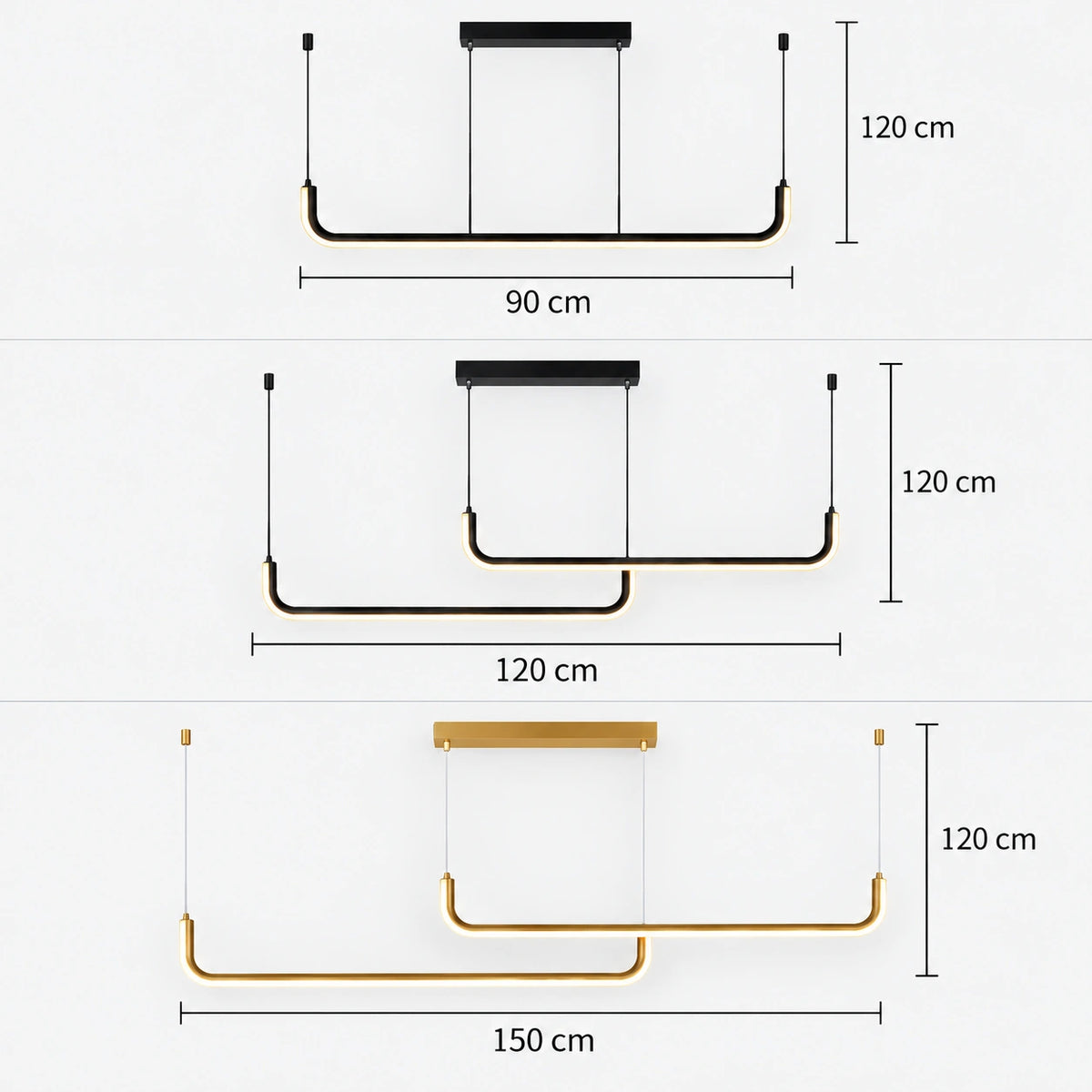 Fenja - Hanglamp LED Lineair Minimalistisch