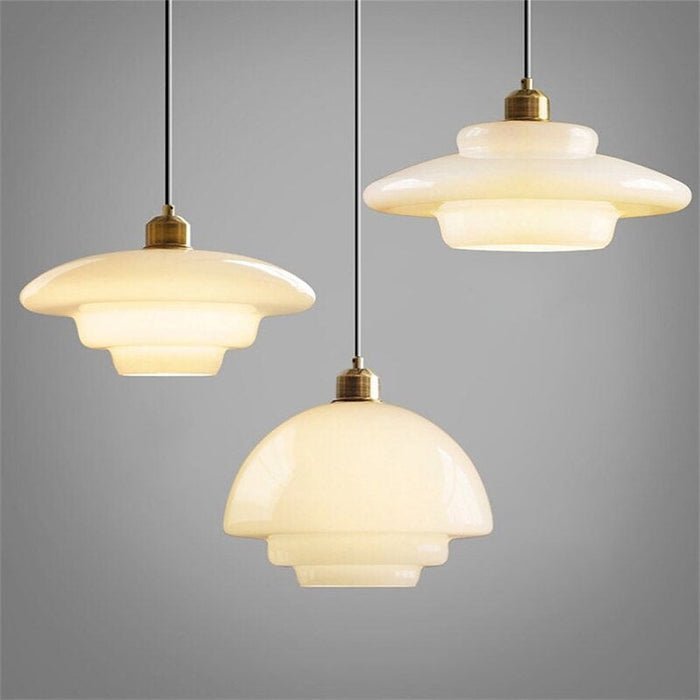 Isemi - Melkwitte Glazen Hanglamp