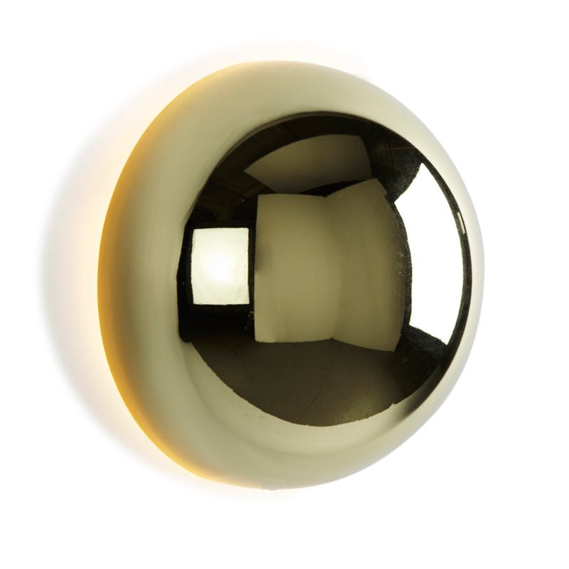 Emino - Glazen Bol Halo Wandlamp