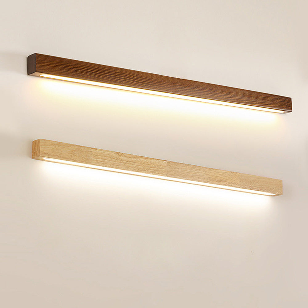 Ovara - Houten Balk LED Wandlamp