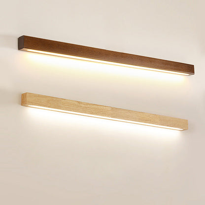 Ovara - Houten Balk LED Wandlamp