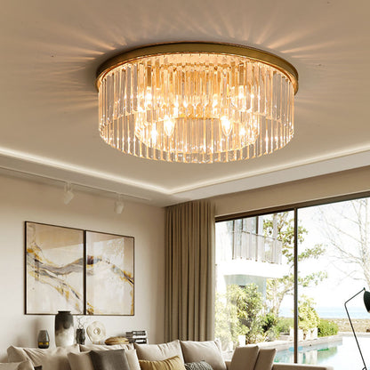 Elya - Luxe Kristallen Plafondlamp