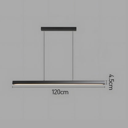Halla - Minimalistische Langwerpige LED Hanglamp