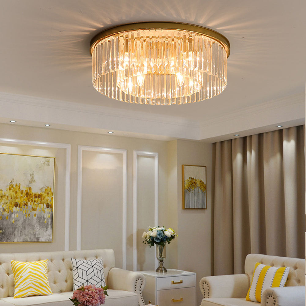 Elya - Luxe Kristallen Plafondlamp