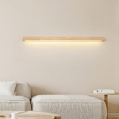 Ovara - Houten Balk LED Wandlamp
