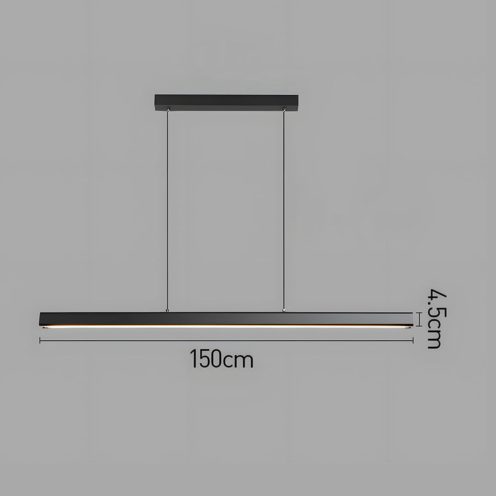 Halla - Minimalistische Langwerpige LED Hanglamp