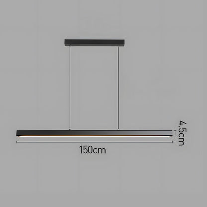Halla - Minimalistische Langwerpige LED Hanglamp