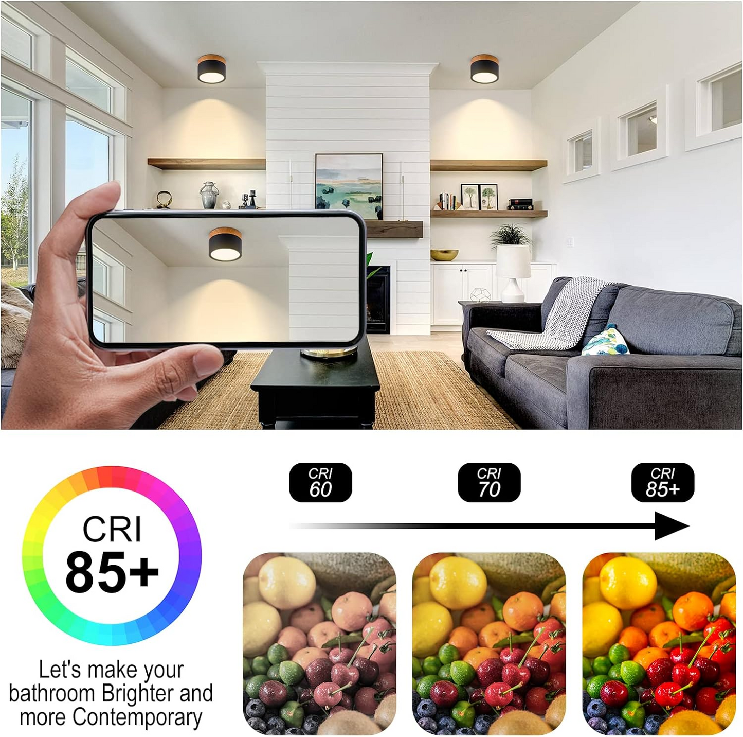 Avena - Compacte Ronde LED Plafondlamp