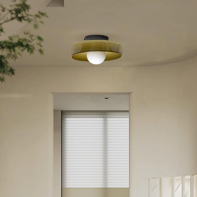 Olea - Glazen Design Plafondlamp en Wandlamp
