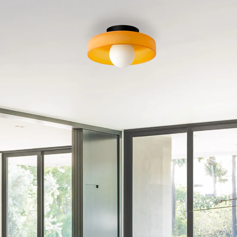 Olea - Glazen Design Plafondlamp en Wandlamp