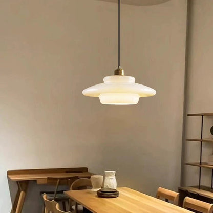 Isemi - Melkwitte Glazen Hanglamp