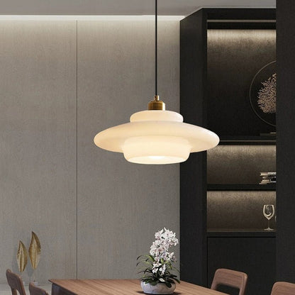 Isemi - Melkwitte Glazen Hanglamp