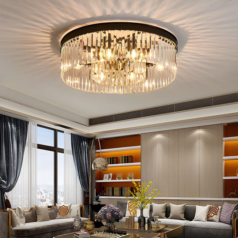 Elya - Luxe Kristallen Plafondlamp