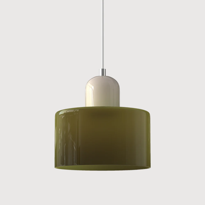 Velin - Retro Glazen Hanglamp Bauhaus Stijl