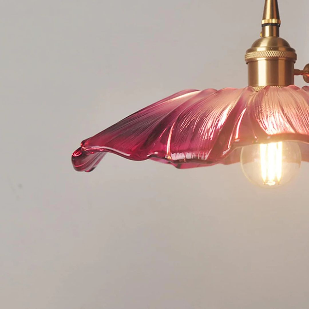 Bryna - Bloemvormige Glazen Hanglamp