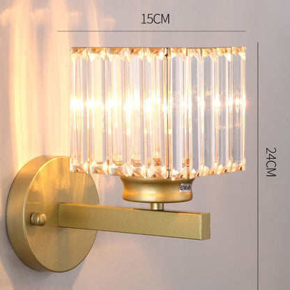 Evara - Geribbeld Glazen Wandlamp
