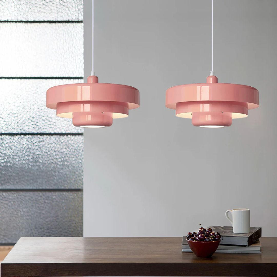 Etta - Retro Gelaagde Bauhaus Hanglamp