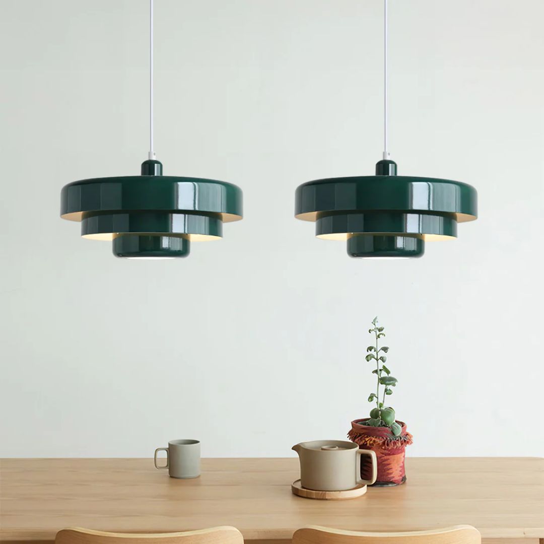 Etta - Retro Gelaagde Bauhaus Hanglamp