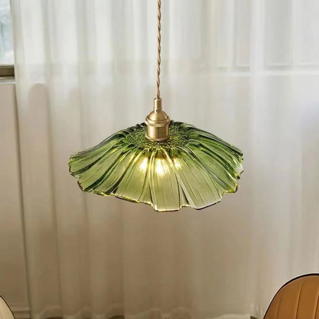 Bryna - Bloemvormige Glazen Hanglamp