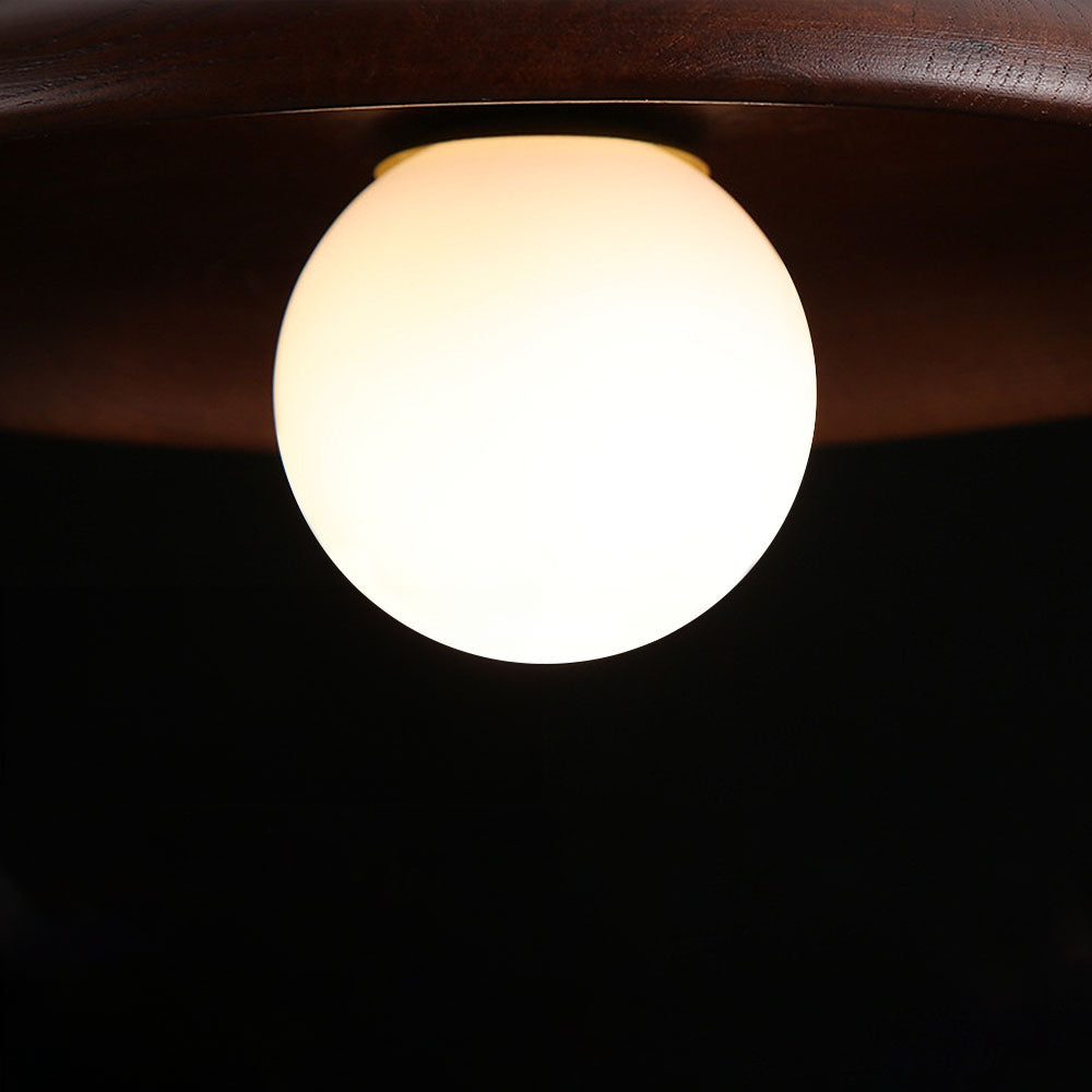 Eona - Ronde Houten Plafondlamp