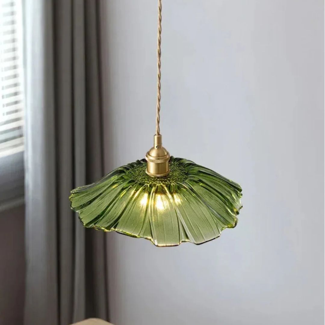 Bryna - Bloemvormige Glazen Hanglamp