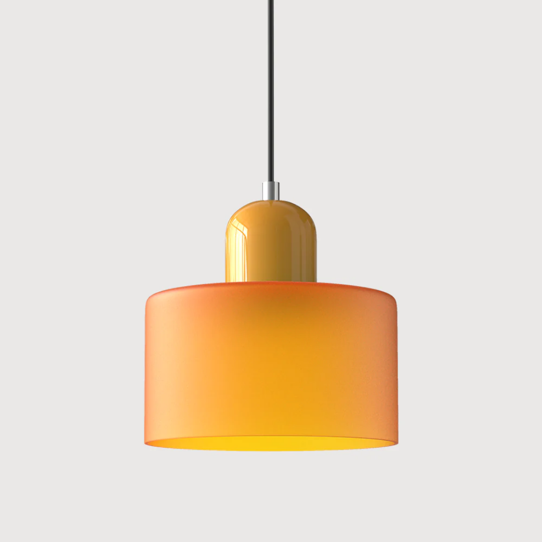 Velin - Retro Glazen Hanglamp Bauhaus Stijl