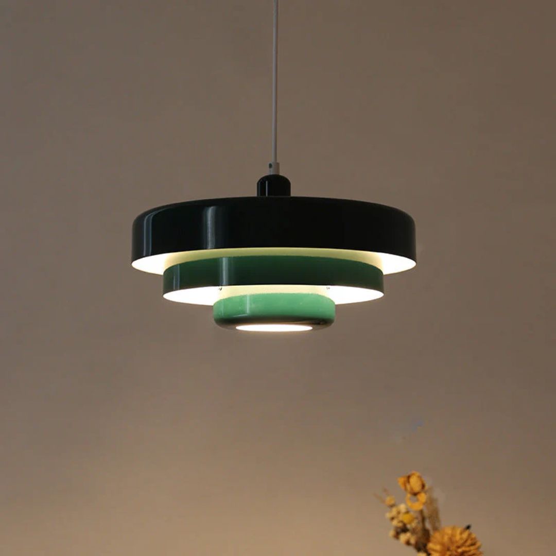 Etta - Retro Gelaagde Bauhaus Hanglamp