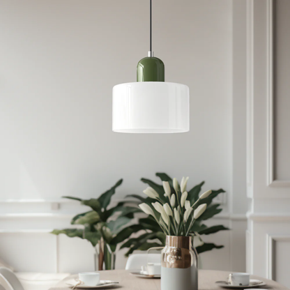 Velin - Retro Glazen Hanglamp Bauhaus Stijl