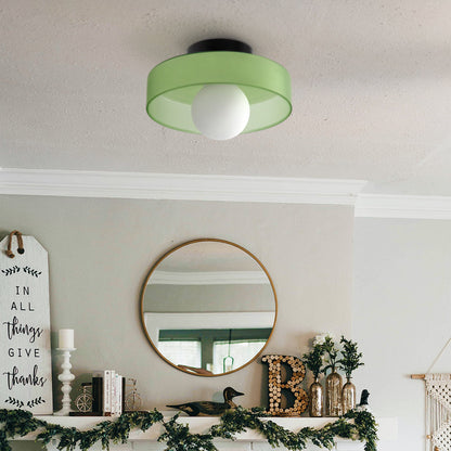 Olea - Glazen Design Plafondlamp en Wandlamp