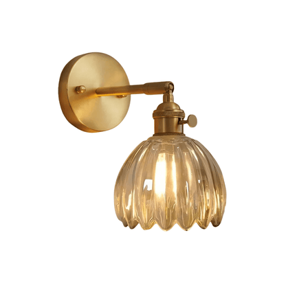 Enoa - Wandlamp Geribbeld Glas