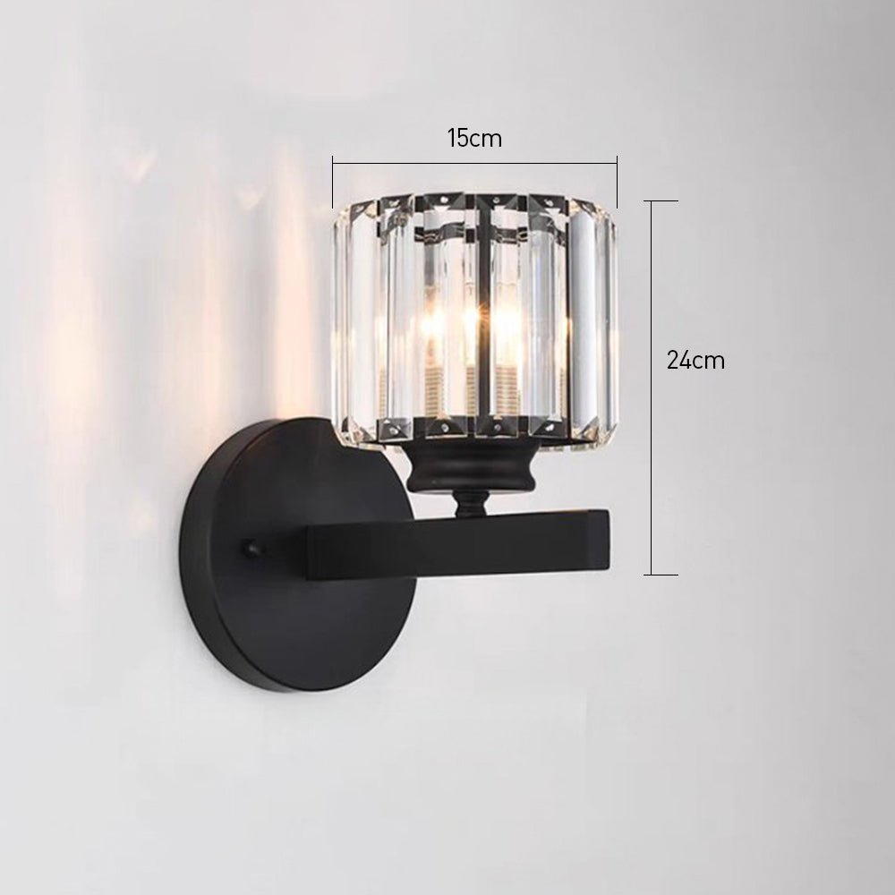 Evara - Geribbeld Glazen Wandlamp