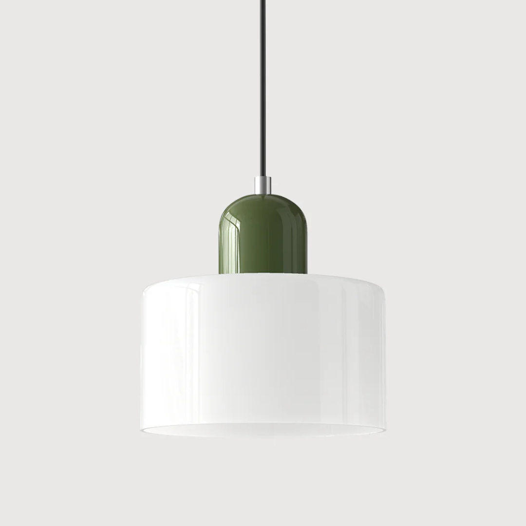 Velin - Retro Glazen Hanglamp Bauhaus Stijl