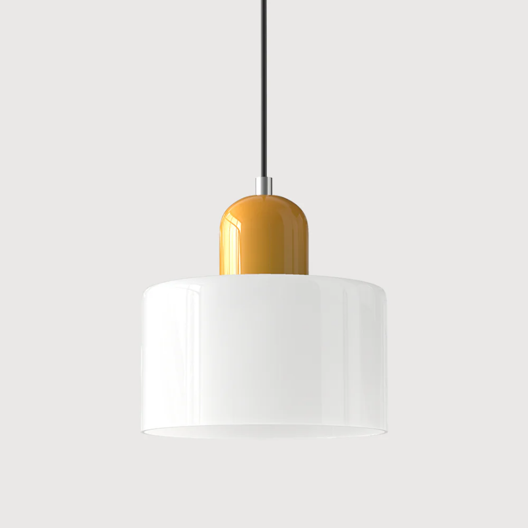 Velin - Retro Glazen Hanglamp Bauhaus Stijl