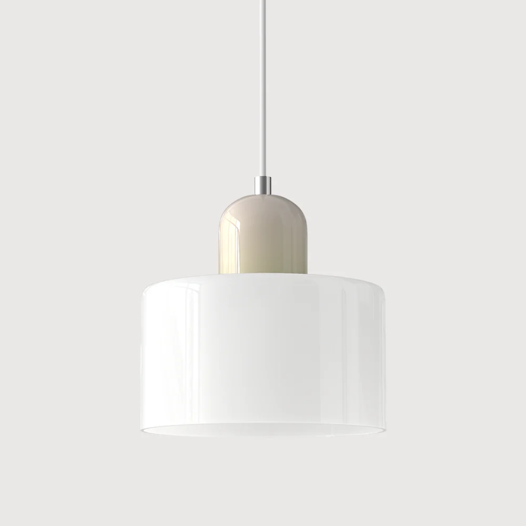 Velin - Retro Glazen Hanglamp Bauhaus Stijl
