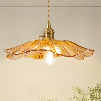 Bryna - Bloemvormige Glazen Hanglamp