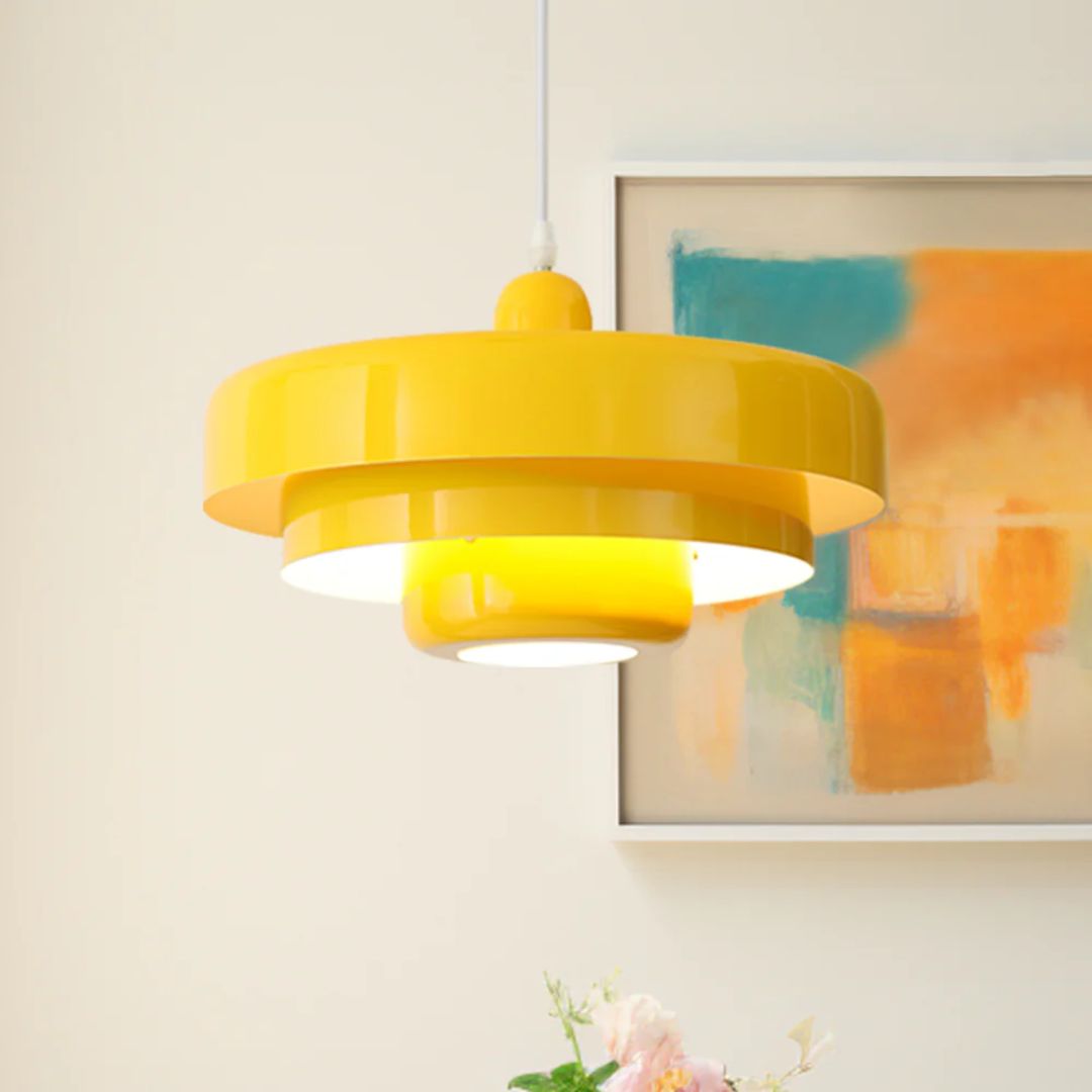Etta - Retro Gelaagde Bauhaus Hanglamp