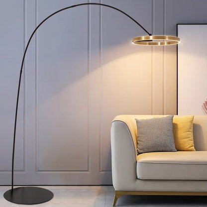 Vela - Moderne Booglamp Vloerlamp