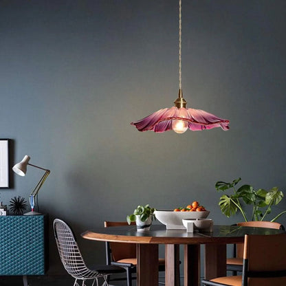 Bryna - Bloemvormige Glazen Hanglamp