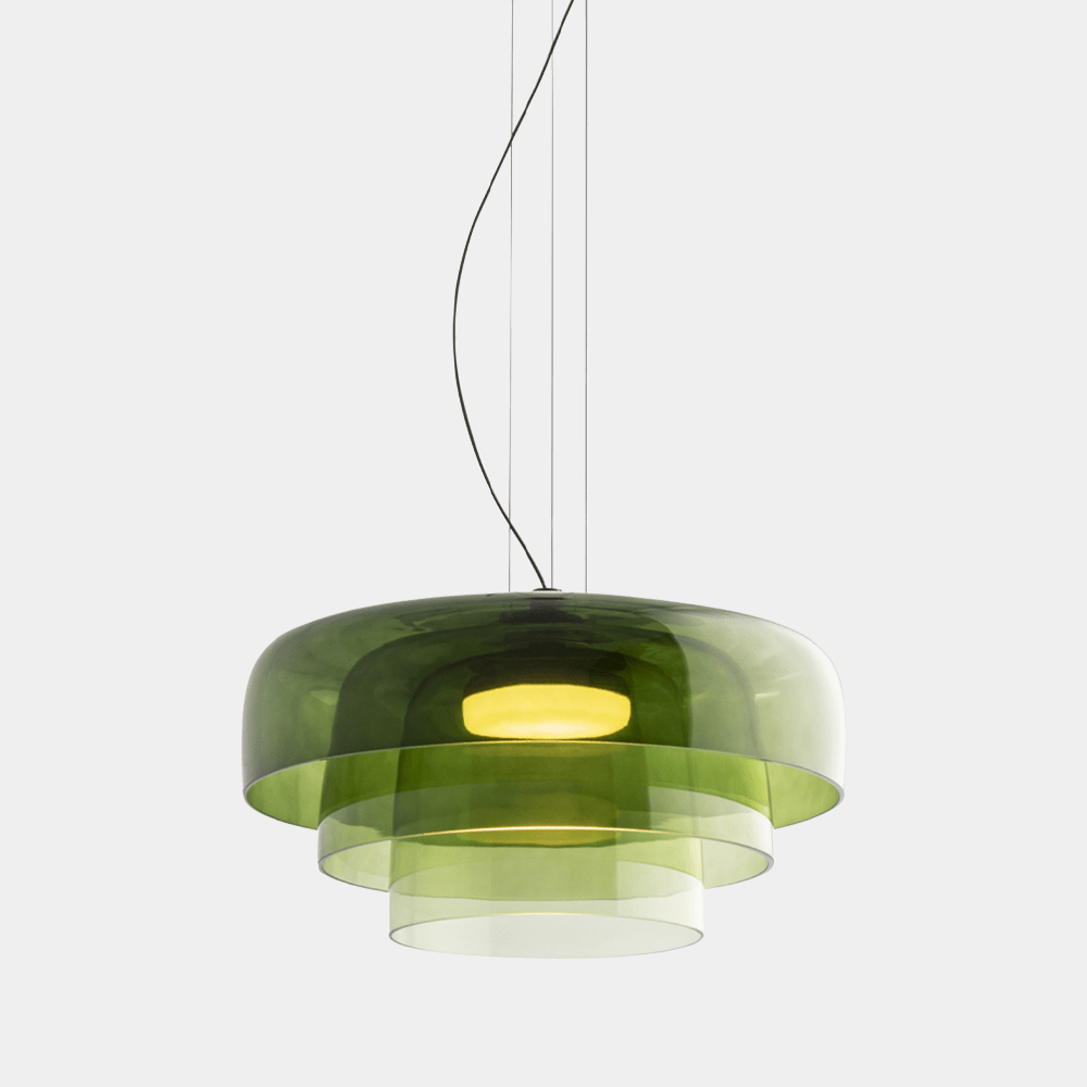 Olin - Gelaagde Glazen LED Hanglamp