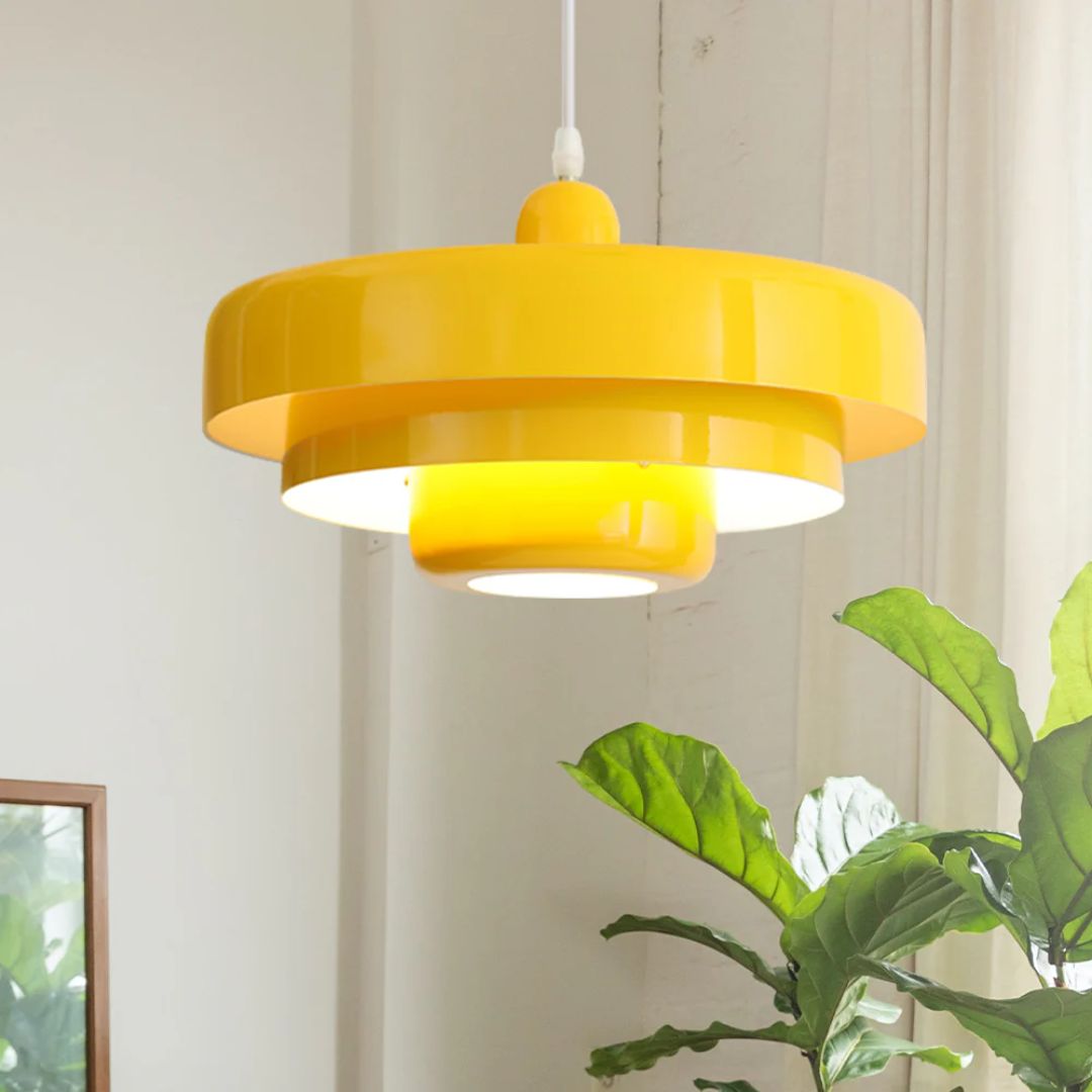Etta - Retro Gelaagde Bauhaus Hanglamp