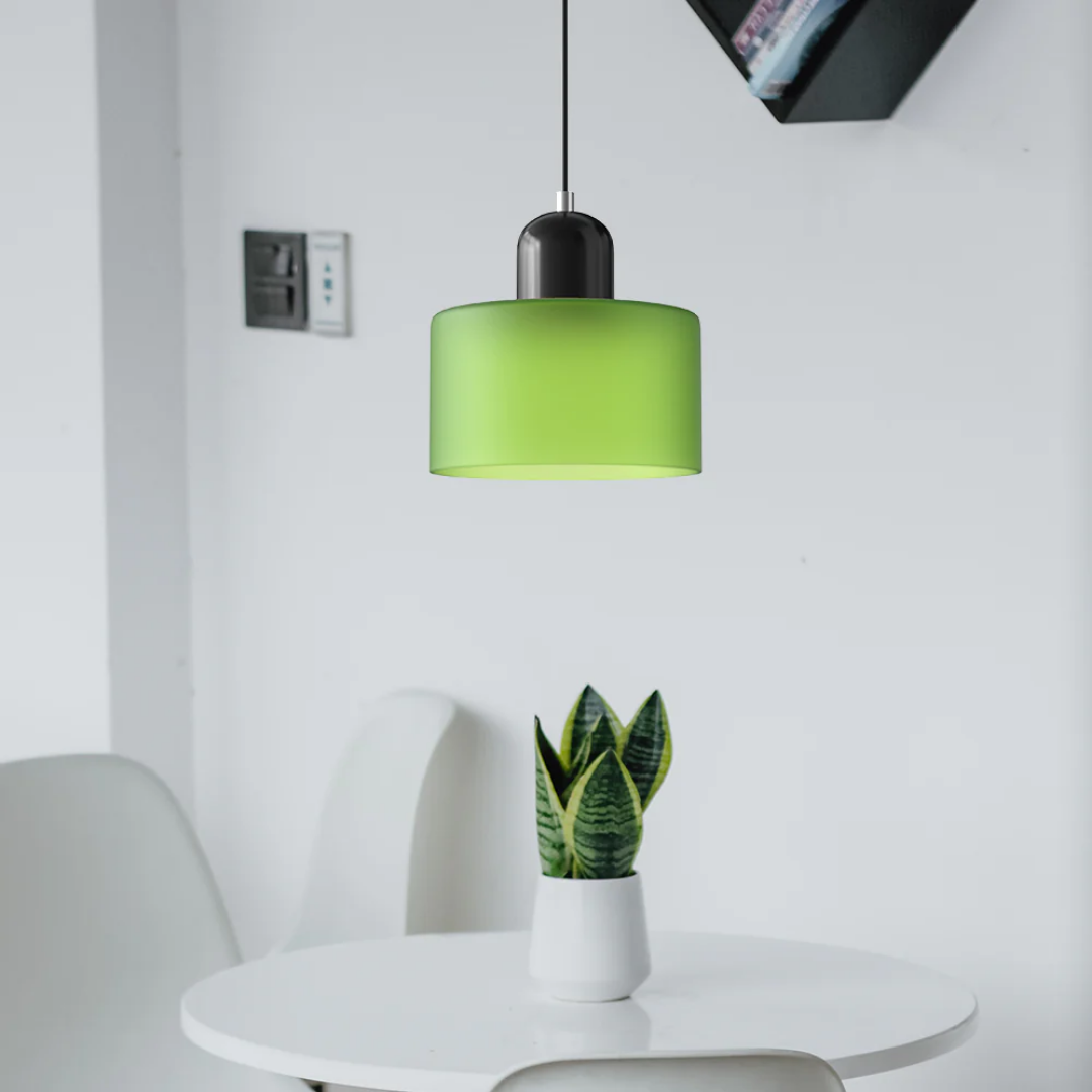 Velin - Retro Glazen Hanglamp Bauhaus Stijl