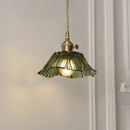 Bryna - Bloemvormige Glazen Hanglamp