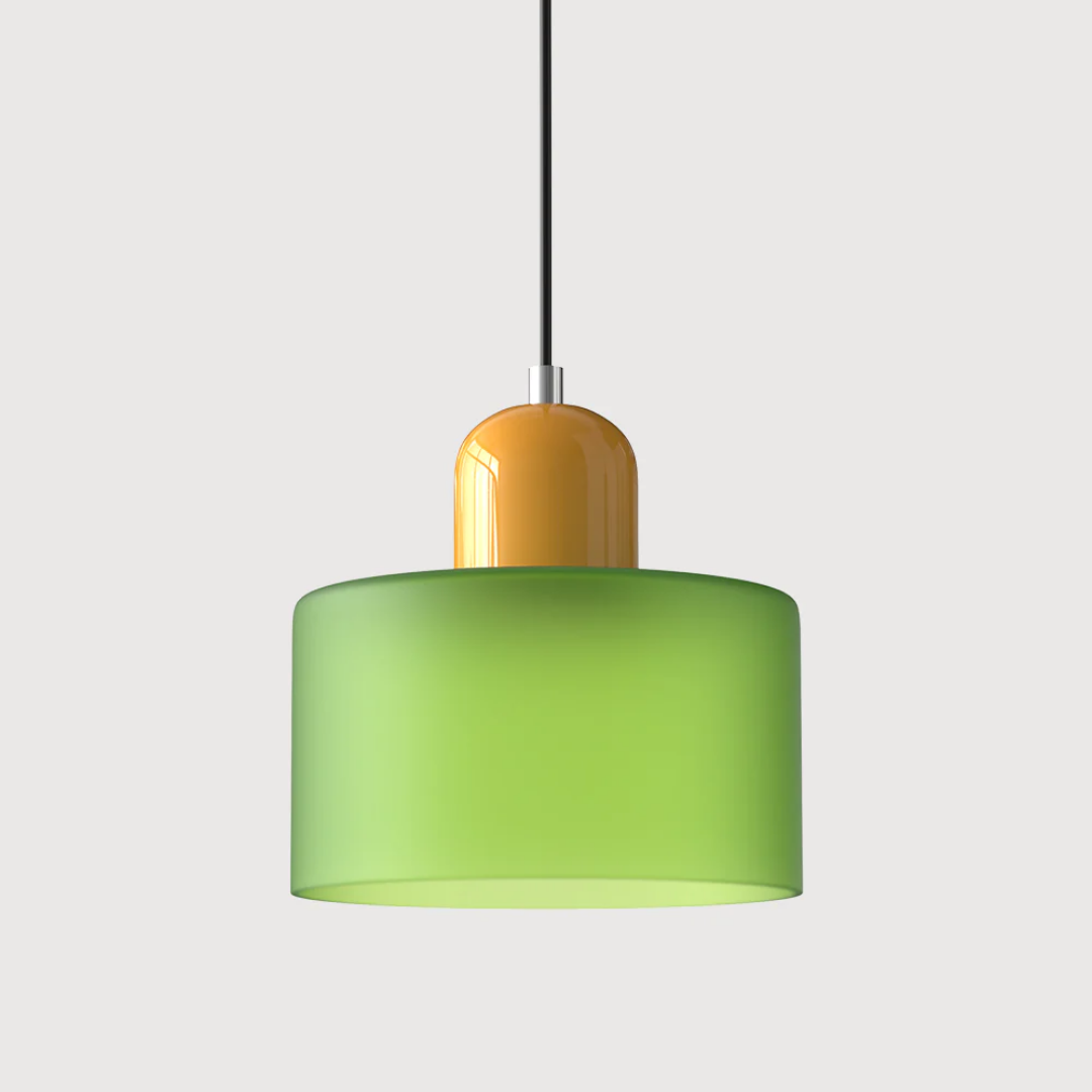 Velin - Retro Glazen Hanglamp Bauhaus Stijl