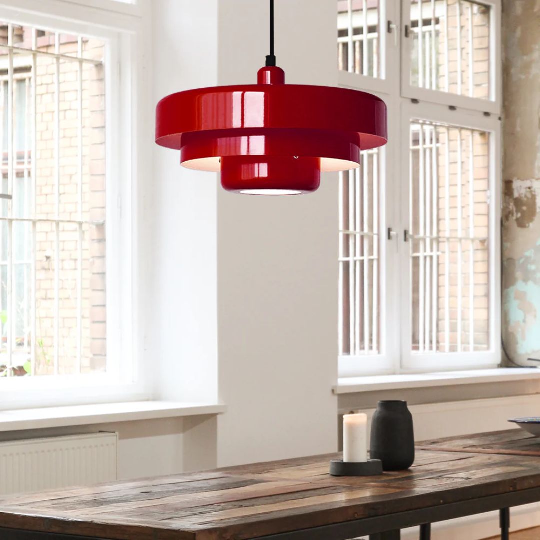 Etta - Retro Gelaagde Bauhaus Hanglamp