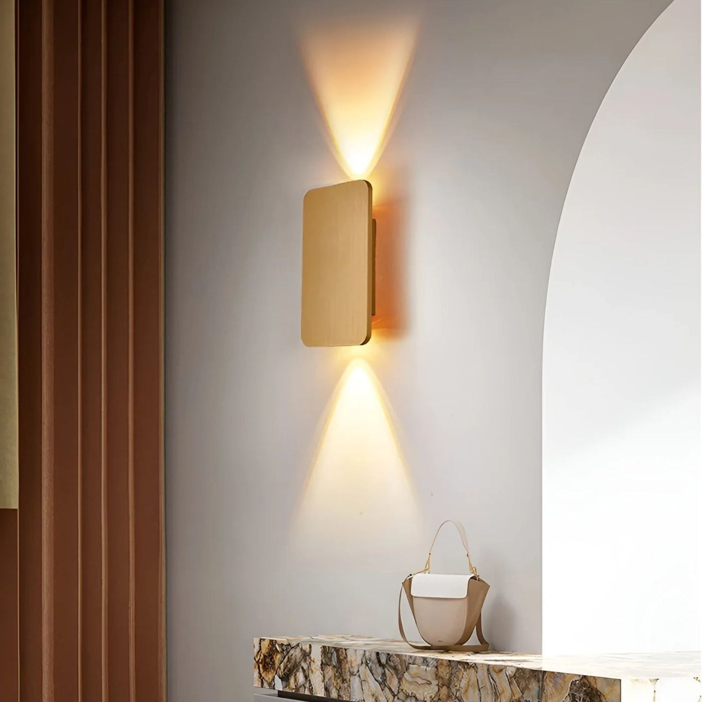 Aesi - Up and Down Wandlamp van Aluminium
