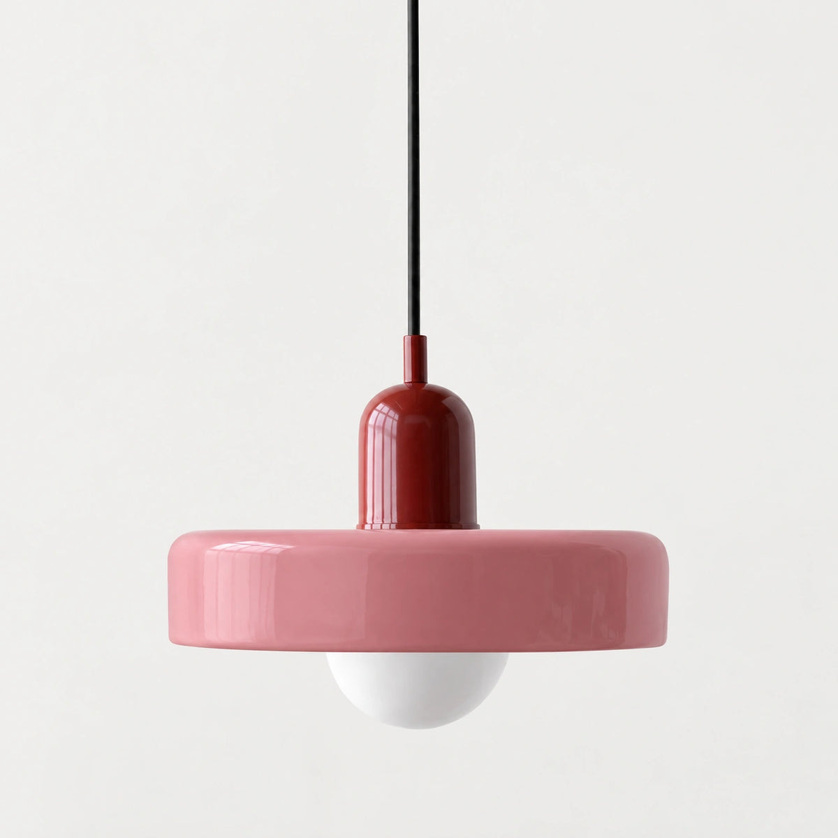 Selva - Bauhaus Retro Hanglamp Gekleurd Glas